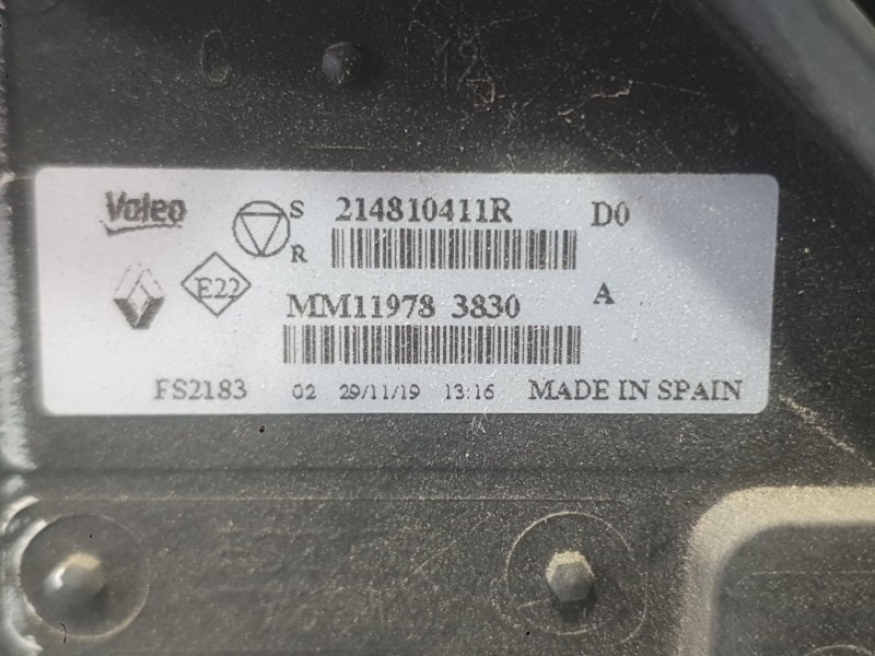 Recambio de electroventilador para renault captur ii (hf_) tce 100 (hfmt) referencia OEM IAM 214815462R  