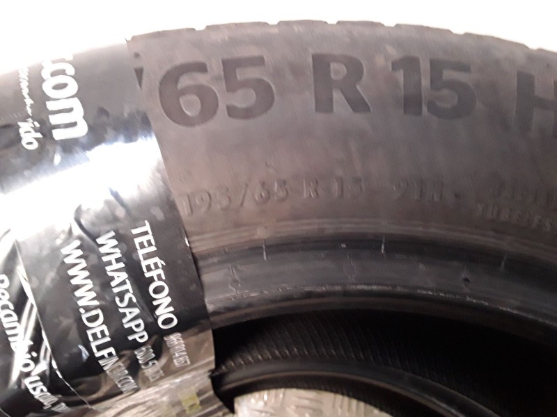Recambio de neumatico pareja para neumaticos reutilizados - referencia OEM IAM 195651591H CONTINENTAL 195/65/15/91H