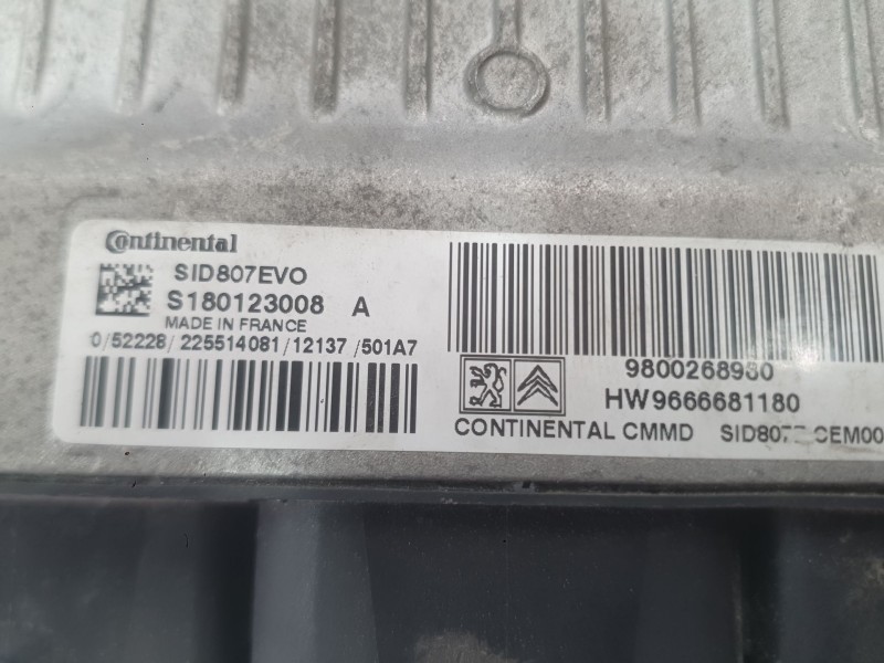Recambio de centralita motor uce para peugeot 5008 (0u_, 0e_) 1.6 bluehdi 115 referencia OEM IAM 1613360980  