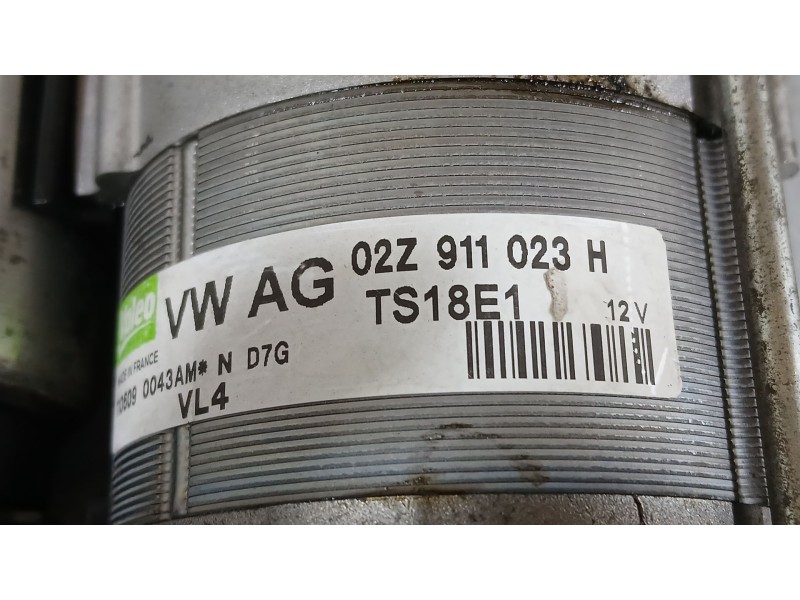 Recambio de motor arranque para seat ibiza iv sc (6j1, 6p5) 1.9 tdi referencia OEM IAM 02Z911023FX  