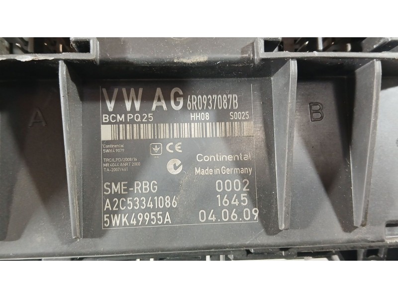 Recambio de caja reles / fusibles para seat ibiza iv sc (6j1, 6p5) 1.9 tdi referencia OEM IAM 6R0937548F  