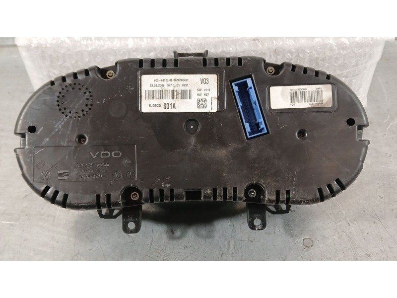 Recambio de cuadro instrumentos para seat ibiza iv sc (6j1, 6p5) 1.9 tdi referencia OEM IAM 6J0920801AX  