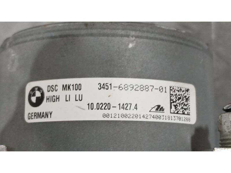 Recambio de abs para bmw i3 (i01) electric referencia OEM IAM 3451689288701 ATE 10022014274