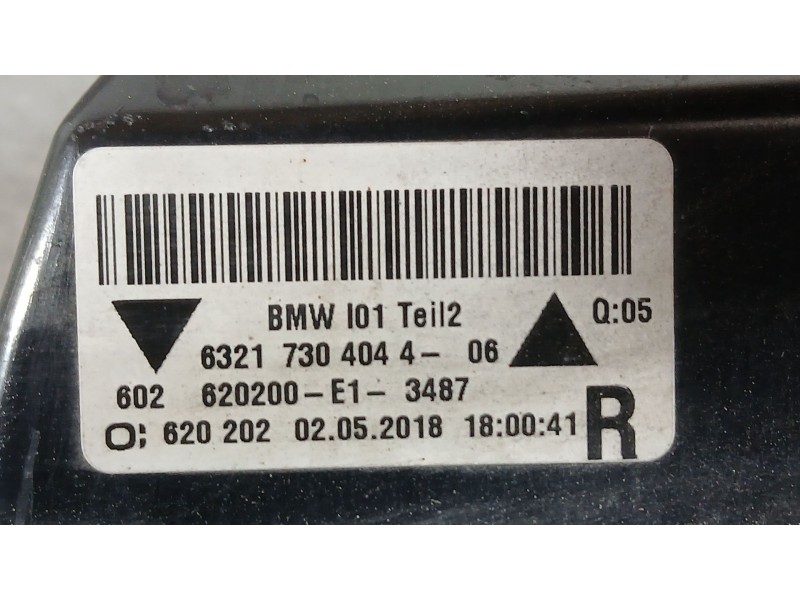 Recambio de piloto trasero derecho paragolpes para bmw i3 (i01) electric referencia OEM IAM 63217304044  