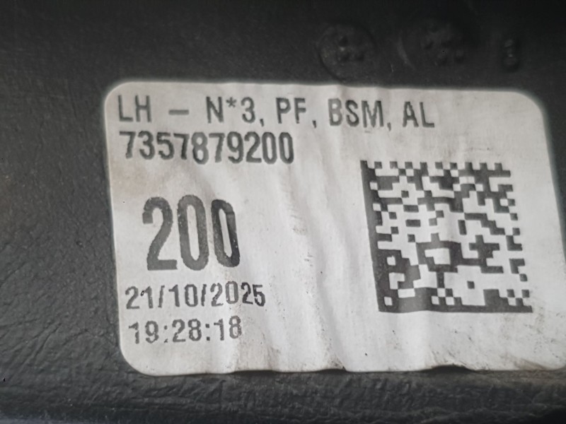Recambio de retrovisor izquierdo para jeep avenger (j2) electric referencia OEM IAM 735787917 ELECTRICO 