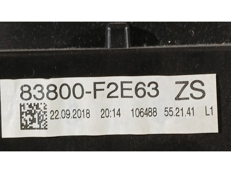 Recambio de cuadro instrumentos para toyota auris (_e18_) 1.8 hybrid (zwe186_) referencia OEM IAM 5530302351C1  