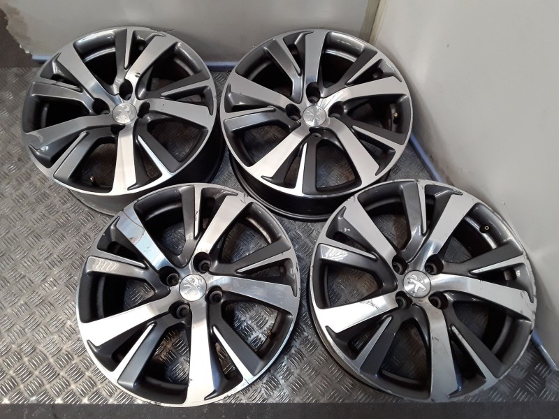 Recambio de juego llantas aluminio para peugeot 2008 i (cu_) 1.2 thp 110 / puretech 110 referencia OEM IAM 6.5X17 4 TORN ET20 RO