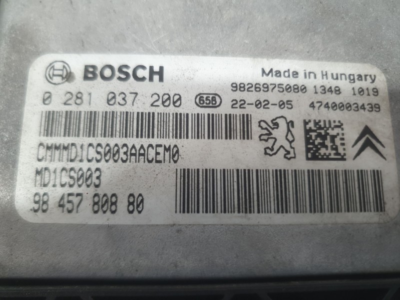 Recambio de centralita motor uce para peugeot 308 iii (fb_, fh_, fp_, f3_, fm_) bluehdi 130 (fbyhzl, fbyhzt) referencia OEM IAM 