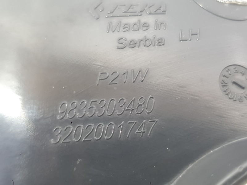 Recambio de piloto trasero izquierdo paragolpes para peugeot 308 iii (fb_, fh_, fp_, f3_, fm_) bluehdi 130 (fbyhzl, fbyhzt) refe