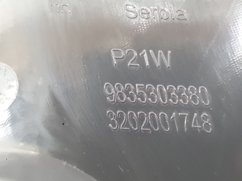 Recambio de piloto trasero derecho paragolpes para peugeot 308 iii (fb_, fh_, fp_, f3_, fm_) bluehdi 130 (fbyhzl, fbyhzt) refere