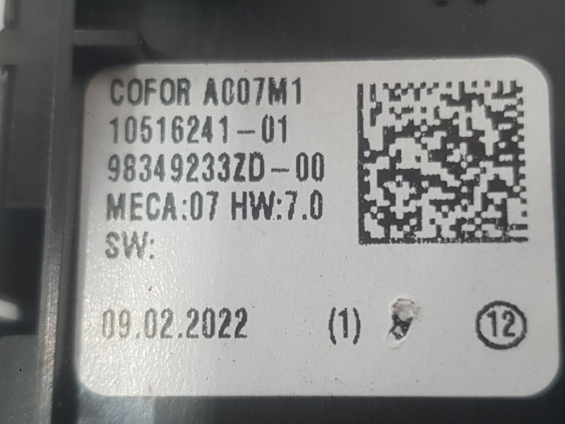 Recambio de mando elevalunas delantero izquierdo para peugeot 308 iii (fb_, fh_, fp_, f3_, fm_) bluehdi 130 (fbyhzl, fbyhzt) ref
