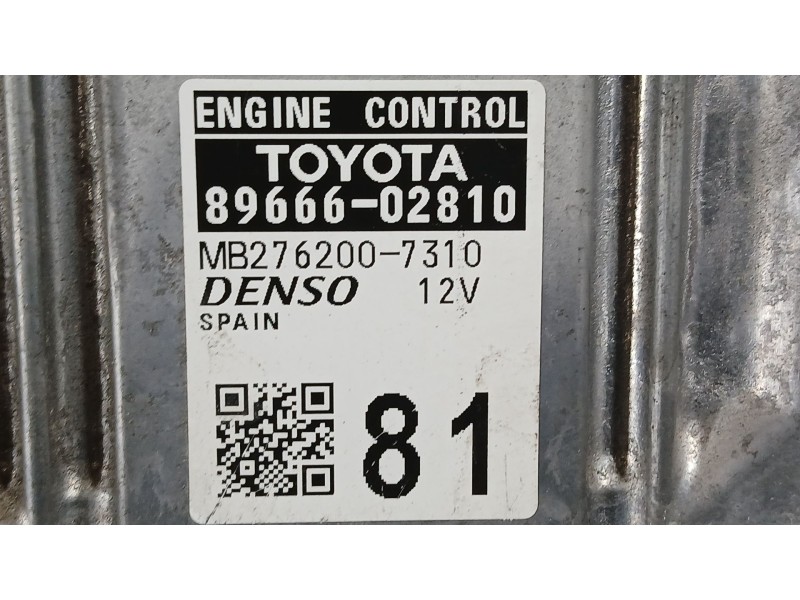 Recambio de centralita motor uce para toyota auris (_e18_) 1.8 hybrid (zwe186_) referencia OEM IAM 896610ZM30  