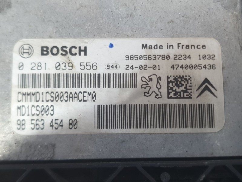 Recambio de centralita motor uce para citroën berlingo furgón/monospace (k9) 1.5 bluehdi 100 referencia OEM IAM   
