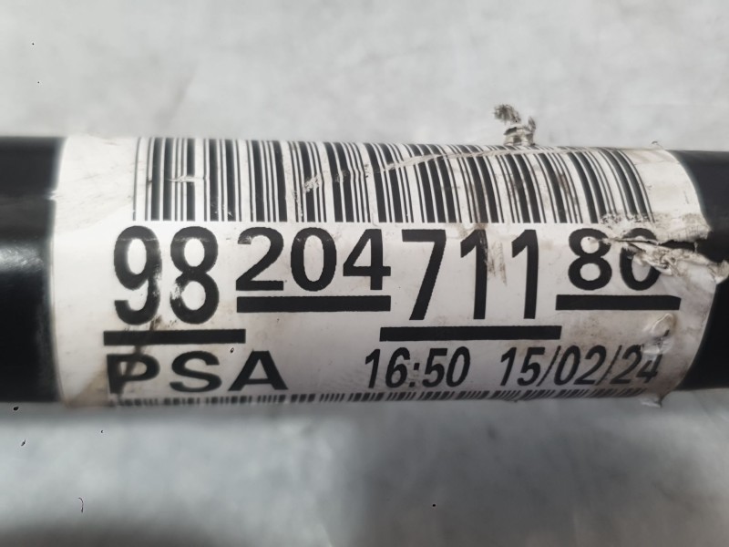 Recambio de transmision delantera derecha para citroën berlingo furgón/monospace (k9) 1.5 bluehdi 100 referencia OEM IAM 9820471