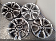 Recambio de juego llantas aluminio para kia optima (fsgds6b) 1.7 crdi referencia OEM IAM 6.5X17 5 TORN ET44 ROZADAS ALUMINIO