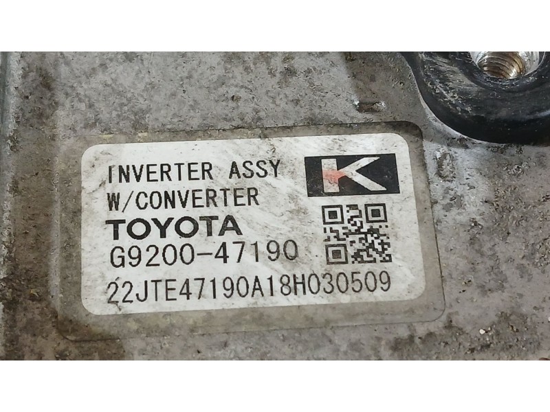 Recambio de convertidor para toyota auris (_e18_) 1.8 hybrid (zwe186_) referencia OEM IAM   