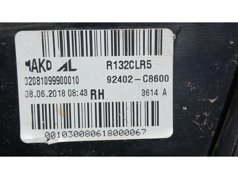 Recambio de piloto trasero derecho exterior para hyundai i20 ii (gb, ib) 1.2 referencia OEM IAM 92402C8000  