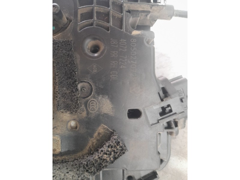 Recambio de cerradura puerta trasera derecha para renault captur i (j5_, h5_) 1.2 tce 120 referencia OEM IAM 805027072R  