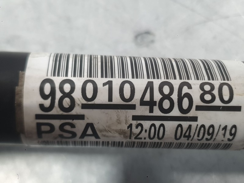 Recambio de transmision delantera derecha para peugeot 208 tech edition blue hdi referencia OEM IAM 9801048680  