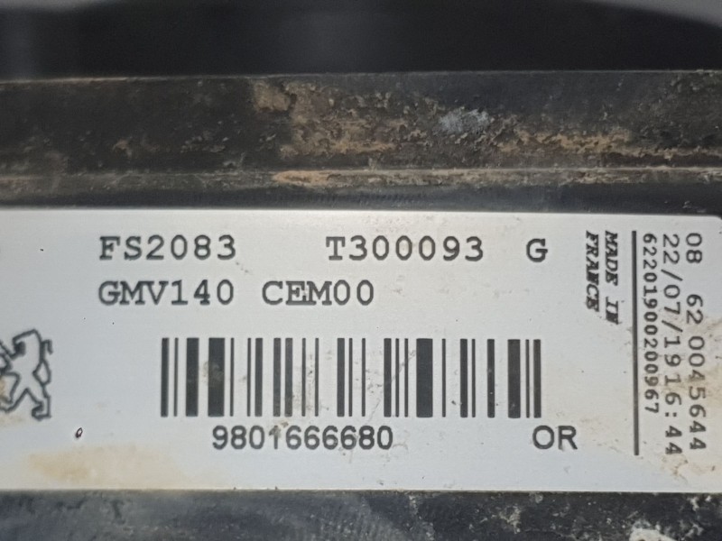 Recambio de electroventilador para peugeot 208 tech edition blue hdi referencia OEM IAM 9801666680  