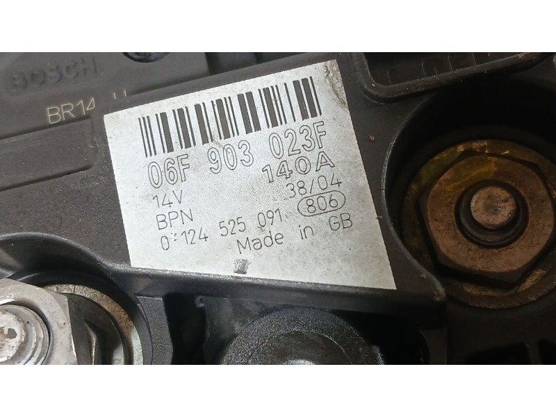 Recambio de alternador para volkswagen golf v (1k1) 1.6 referencia OEM IAM 06F903023F  