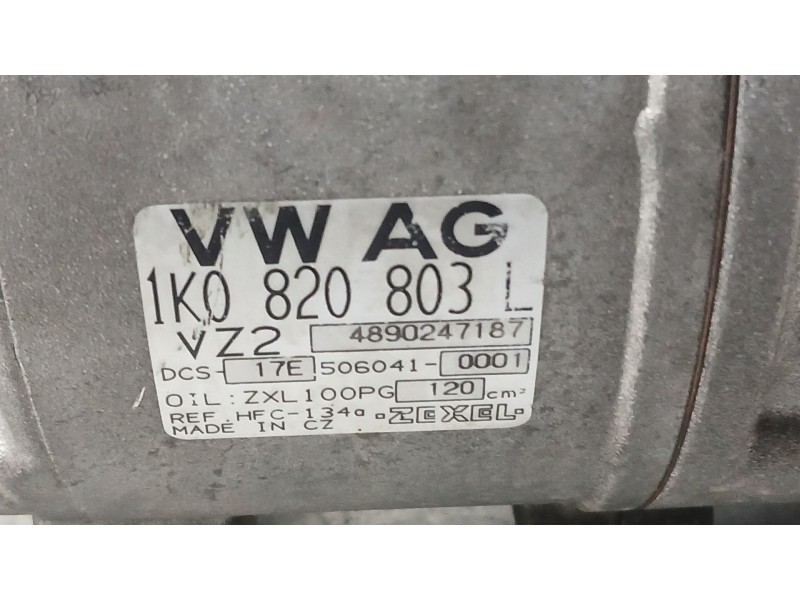 Recambio de compresor aire acondicionado para volkswagen golf v (1k1) 1.6 referencia OEM IAM 1K0820859S  