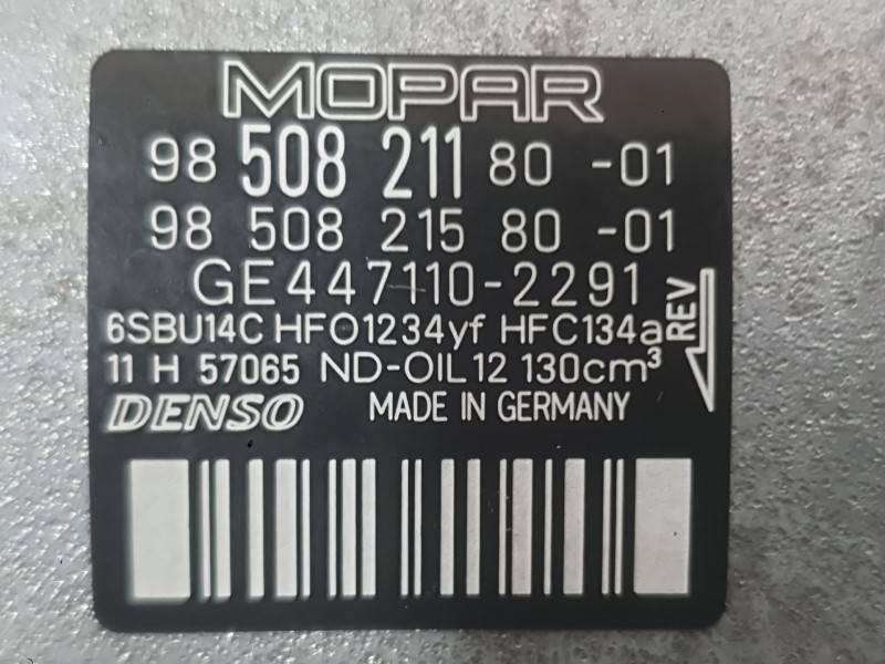 Recambio de compresor aire acondicionado para citroën c3 iv 1.2 puretech referencia OEM IAM 9850821180  