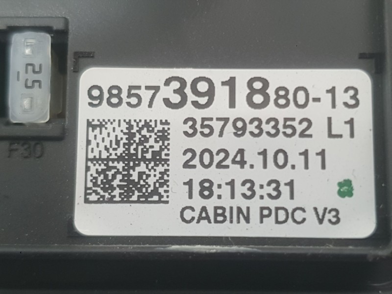 Recambio de caja reles / fusibles para citroën c3 iv 1.2 puretech referencia OEM IAM   