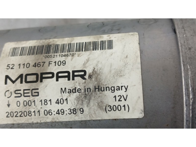 Recambio de motor arranque para fiat doblo cargo (263_) 1.6 d multijet referencia OEM IAM 71798132 52110467 