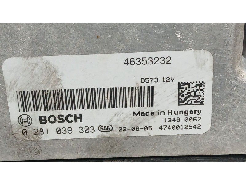 Recambio de centralita motor uce para fiat doblo cargo (263_) 1.6 d multijet referencia OEM IAM   