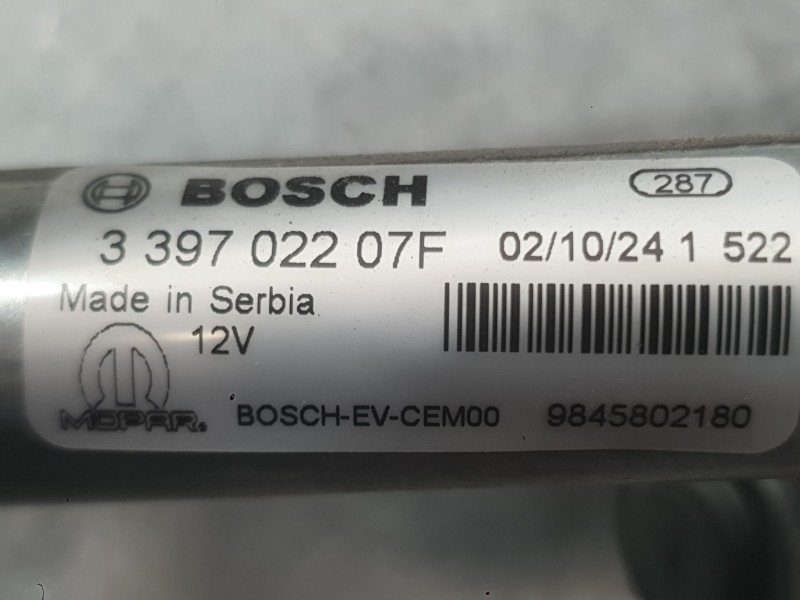 Recambio de motor limpia delantero para citroën c3 iv 1.2 puretech referencia OEM IAM 9845802180  