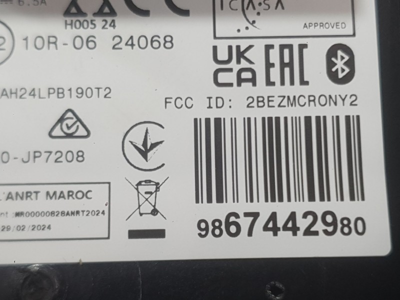 Recambio de sistema navegacion gps para citroën c3 iv 1.2 puretech referencia OEM IAM   