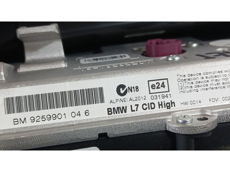 Recambio de sistema navegacion gps para bmw 1 (f20) 116 d referencia OEM IAM   