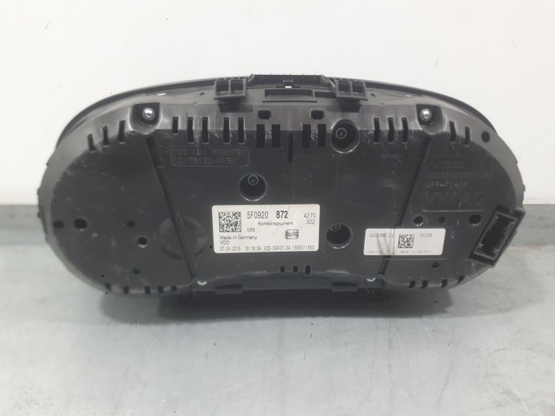 Recambio de cuadro instrumentos para seat leon (5f1) 1.4 tsi referencia OEM IAM 5F0920872  