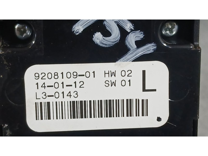 Recambio de mando elevalunas delantero izquierdo para bmw 1 (f20) 116 d referencia OEM IAM 61319208109 C/ MANDO RETROVISOR 