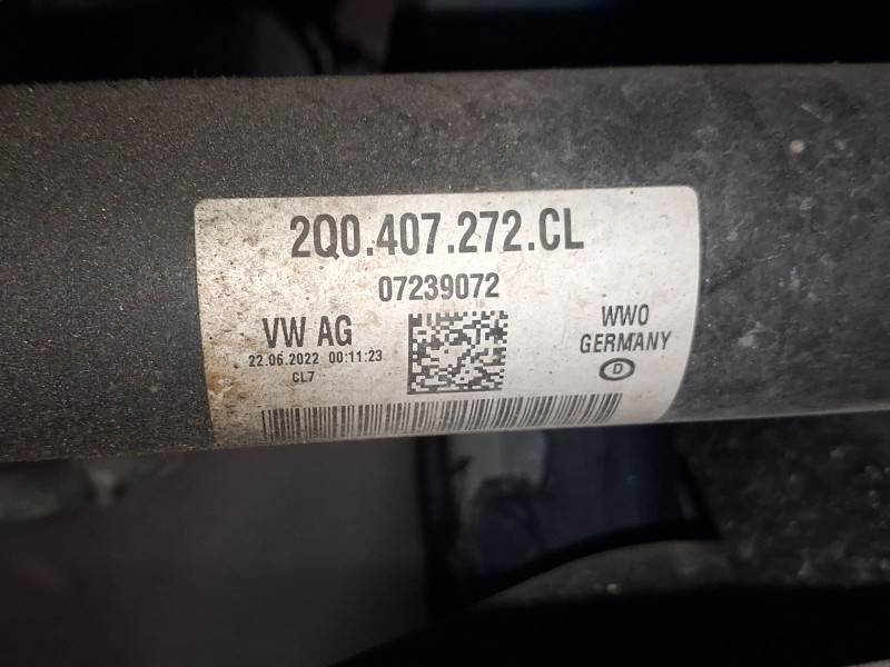 Recambio de transmision delantera derecha para skoda kamiq (nw4) 1.0 tsi referencia OEM IAM 2Q0407272CL  