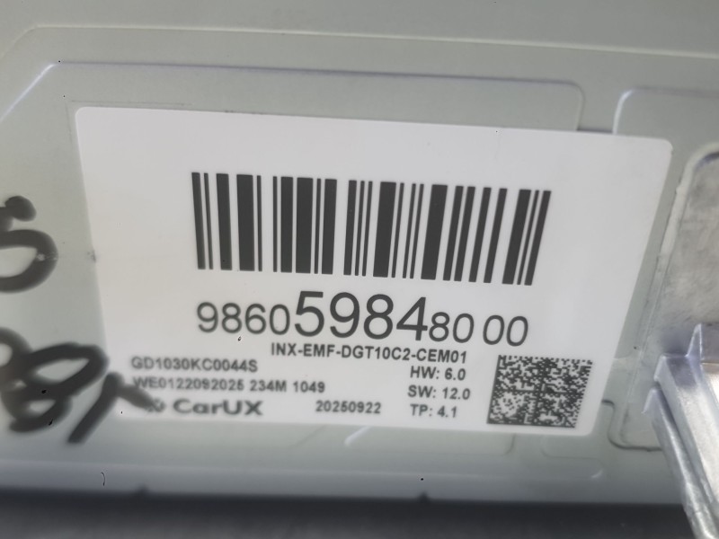 Recambio de sistema navegacion gps para peugeot 2008 ii (us_, us-, uy_, uj_, ur_, uc_) 2008 1.2 hybrid referencia OEM IAM 650763