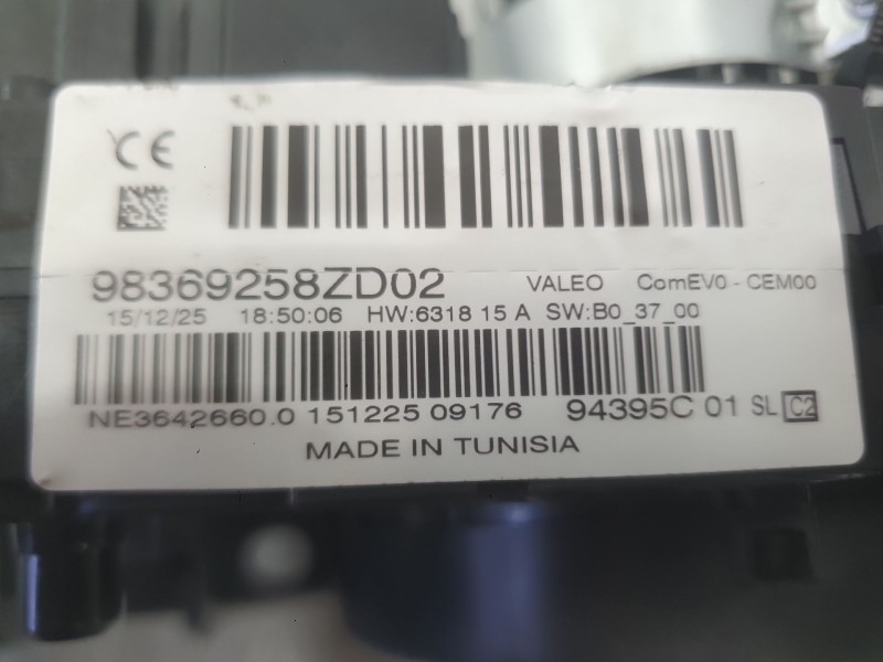 Recambio de mando luces y limpia para peugeot 2008 ii (us_, us-, uy_, uj_, ur_, uc_) 2008 1.2 hybrid referencia OEM IAM 98369258