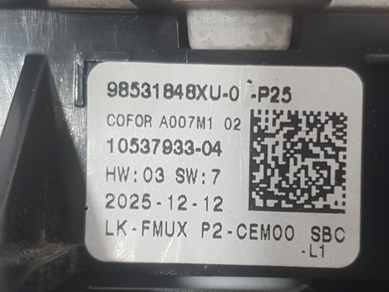 Recambio de mando multifuncion para peugeot 2008 ii (us_, us-, uy_, uj_, ur_, uc_) 2008 1.2 hybrid referencia OEM IAM   