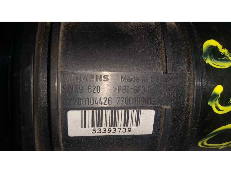 Recambio de caudalimetro para renault scenic ii confort expression referencia OEM IAM 5WK9620 H7700104426 SIEMENS