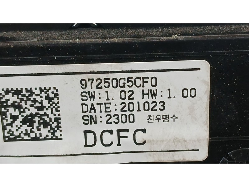 Recambio de mando climatizador para kia niro i (de) 1.6 gdi hybrid referencia OEM IAM 97250G5320CA  