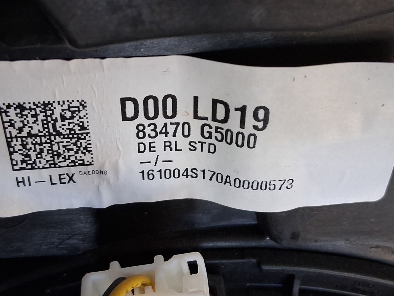 Recambio de elevalunas trasero izquierdo para kia niro i (de) 1.6 gdi hybrid referencia OEM IAM 83471G5000  