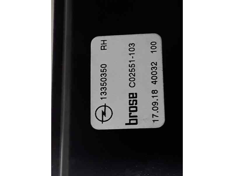 Recambio de elevalunas delantero derecho para opel adam rocks ecoflex referencia OEM IAM 13350350 7 PINS ELECTRICO