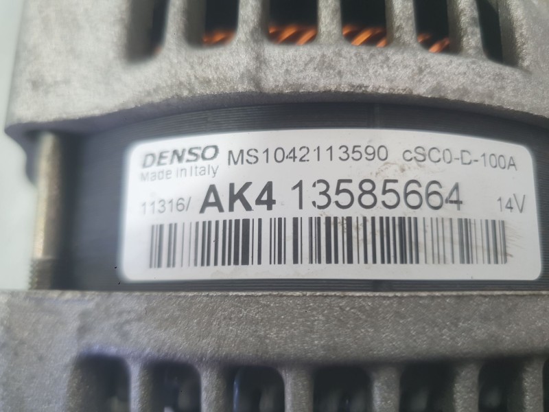 Recambio de alternador para opel corsa e (x15) 1.4 (08, 68) referencia OEM IAM 95527249 13520812 