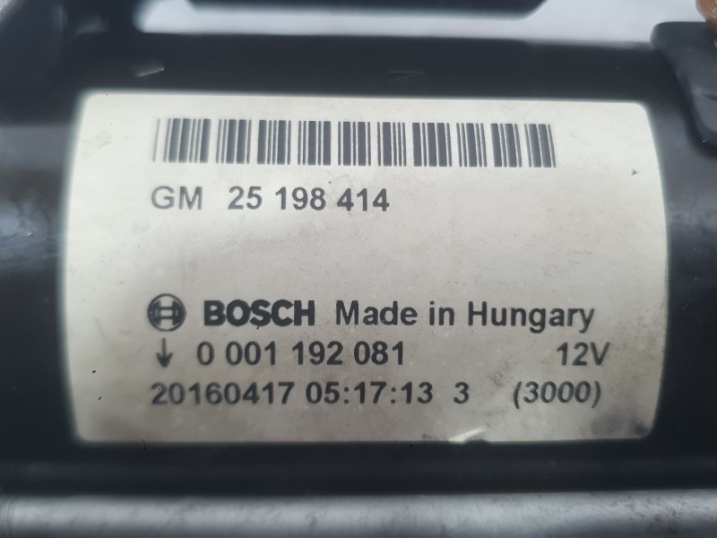 Recambio de motor arranque para opel corsa e (x15) 1.4 (08, 68) referencia OEM IAM 25196021 95520113 