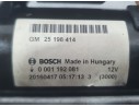 Recambio de motor arranque para opel corsa e (x15) 1.4 (08, 68) referencia OEM IAM 25196021 95520113 
