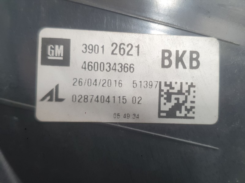 Recambio de piloto trasero izquierdo exterior para opel corsa e (x15) 1.4 (08, 68) referencia OEM IAM 39090647  
