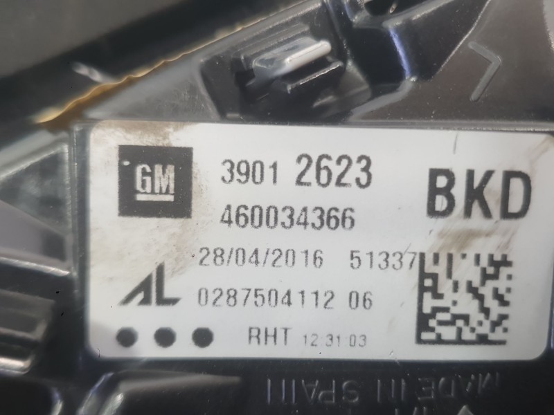 Recambio de piloto trasero izquierdo interior para opel corsa e (x15) 1.4 (08, 68) referencia OEM IAM 13454500  