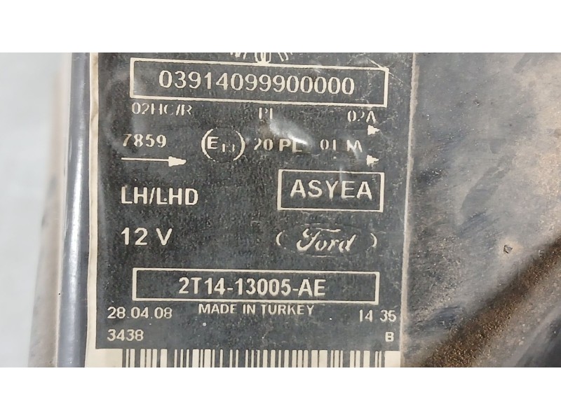 Recambio de faro izquierdo para ford tourneo connect 1.8 tdci referencia OEM IAM 1346495  