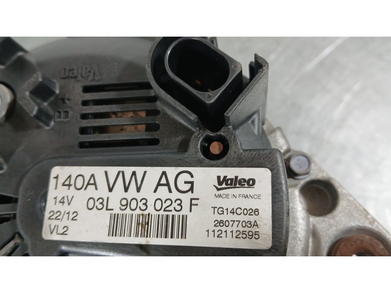 Recambio de alternador para seat leon (1p1) 1.6 tdi referencia OEM IAM 06F903023FX 06F903023F 